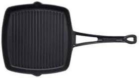 Resim Lava Döküm Izgara Tava, Metal Kulplu, 26x26 cm 