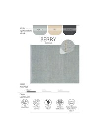 Resim Cool Halı Berry 8205 Gri Halı Bohem Oturma Odası Halısı Kaymaz Taban Halı Kesme Halı Yolluk İnce Halı Kilim 