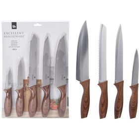 Resim Excellent Houseware 5'li Bıçak Seti 