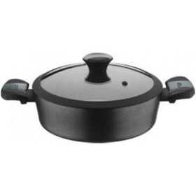 Resim Diamond 28 Cm Basık Elmas Tencere 