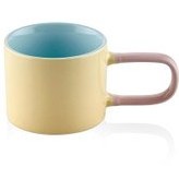 Resim Rainbow Porselen Kupa Sarı 270 Ml The Mia