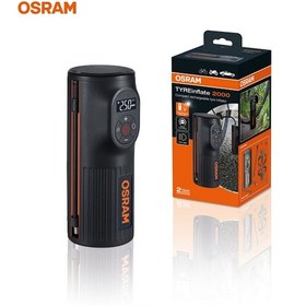 Resim Osram Lastik Şişirme Hava Kompesörü Şarjlı 0-8.3 Bar 120 Psi 