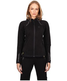 Resim Knox Shield Hoody Aaa Korumalı Kapüşonlu Kadın Motosiklet Montu Siyah 