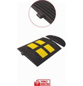 Resim 12110 Yk Kauçuk Şaseli Yol Kasisi + Kapak Reflektörlü Kapaklı Hız Kesici 