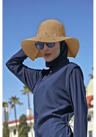 Resim Remsa Mayo İncili Hasır Şapka Camel Rş-62 Camel 