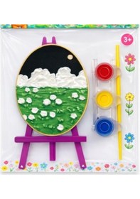 Resim Resim İçin Plastik Tuval Boyama Seti 12x8 Cm 