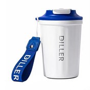Resim Vagonlife Diller Çelik Termos Matara 380 Ml Beyaz 