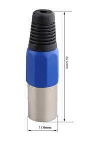 Resim 3 Adet Xlr Erkek Jack 3 Pin Mikrofon Jackı Nx Tip - 3 Pin Xlr Erkek 