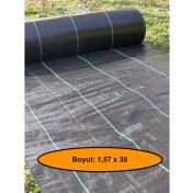 Resim NetBazaars Jut Zemin Kaplama Malzemesi, Çim Çıkarmaz, 1,57X30 Metre 