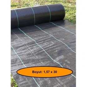 Resim NetBazaars Jut Zemin Kaplama Malzemesi, Çim Çıkarmaz, 1,57X30 Metre 