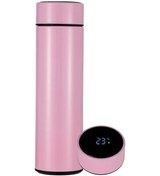 Resim Sunshine022 Pembe Akıllı Sıcaklık Göstergeli Vakumlu Termal Mug 304 Paslanmaz Çelik Çay Termosu 