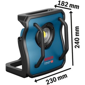Resim BOSCH GLI 18V-4000 C Akülü Led Fener ve Projektör 4000 Lümen 18 Volt (Akü ve Şarj Aleti Hariç) 