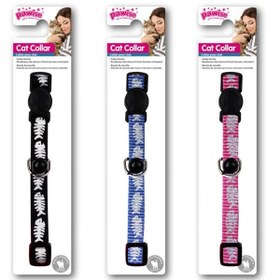 Resim Pawise Kılçık Desenli Kedi Boyun Tasması 