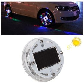 Resim Sones Güneş Arabası Led Renkli Flaş Tekerlek Su Geçirmez Işıklar 