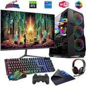Resim ROGAME I5 14400f 16gb Ddr4 480ssd 6gb Rtx3050 24" Monitörlü Oyun Bilgisayarı (GAMİNG SET) 