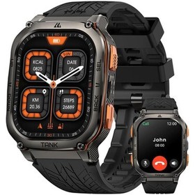 Resim Amaztim Akıllı Saat, 60 Gün Pil Ömrü, Paslanmaz Çelik Gövde - Siyah 