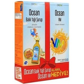 Resim Orzax Ocean Balık Yağı 150 ml + Ocean Vm 150 ml 