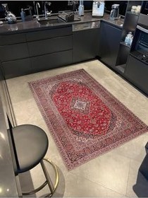 Resim rugs modern Gelenksel Kırmızı Modern Dekoratif Halı 4473, 75 x 150 