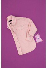Resim U.s. Polo Assn. Kız Çocuk Açık Pembe Gömlek Jean 50304274-vr078 Acık Pembe 