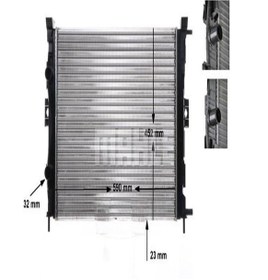 Resim BEHR MAHLE CR1690000S (8MK376781-134) Su Radyatoru (Renault: Megane II / Scenic II 1.4-1.6 16V 02- ) 8Mk376781-134 8200115541 8MK376781134 (WA241215) 