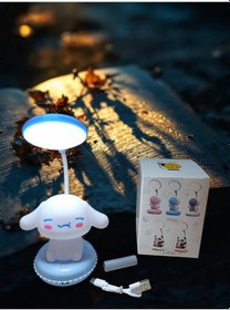 Resim Mavi Melodi Figürlü Katlanabilir Ve Şarjlı Pilli Led Masa Lambası Mavi 