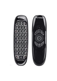 Resim Torima K-02 2.4G Kablosuz Air Mouse ve Mini Klavyeli Uzaktan Kumanda 