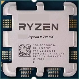 Resim AMD Ryzen 9 7950X 4,5 GHz 64 MB Cache AM5 İşlemci 