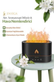 Resim EN SİGA Alev Efektli Ultrasonik Aroma Difüzör 