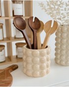 Resim Mien Dekoratif Bubble Seramik Vazo 1032 Krem 