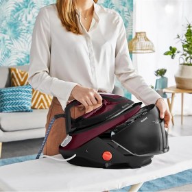Resim Tefal 2600W Yeni Pro Express Protect 7,5 Barlık Yüksek Basınçlı Kazan Teknolojili Buhar Kazanlı Ütü,Luciole beyaz lambader hediye 