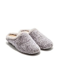 Resim Twigy Leopar CC0151B Kadın Ev Terliği Gri 36/41 Gri 