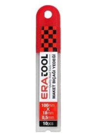Resim Eratool Falçata Maket Bıçağı Yedek Ağzı 100 MM X 18 MM X 0,5 MM 
