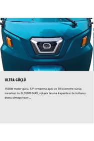 Resim Kuba Gl35000 Elektrikli Pikap Kabinli Beyaz 