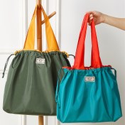 Resim Bayanlar Çift Omuz Çantası, Tote Çantası, Tekrar Kullanılabilir Alışveriş Çantası, Omuz Sırt Çantası, Büyük Kapasite, Kolay Katlama, 44*42cm, Dikdörtgen Şekil, Polyester Malzeme, Sevgililer Günü/Şükran Günü Hediye Çantası ile, Öğretmen, Kadınlar için 