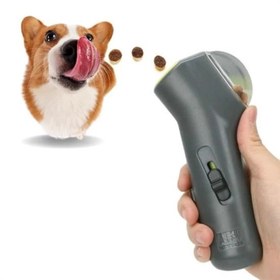 Resim Kedi Ve Köpekler İçin Hazneli Mama Fırlatma Oyuncağı Yem Atıcı Aparat 