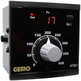 Resim Gemo At961-230vac-r Analog Set'li On/off Sıcaklık Kontrol Cihazı 