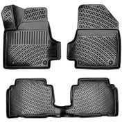 Resim Rizline 3D Siyah Hyundai İoniq 5 2021+ (Hareketli Orta Konsol Arka Tarafta) Paspas 