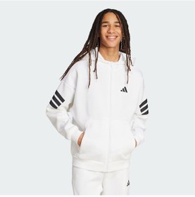 Resim Adidas Future Icons 3 Stripes Fz Erkek Sweatshirt C-adıjw7106e50a00 Beyaz 