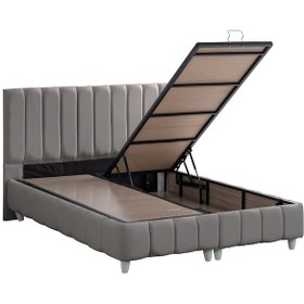 Resim Narva İkili Set, Narva Tek Kişilik Baza Başlık Seti Gri 120 x 200 