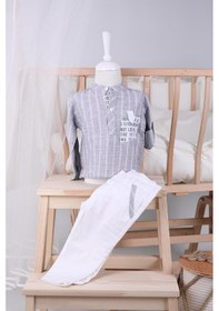 Resim Hakim Yaka Gömlek Pantolon Erkek Yazlık Takım 2143 001 