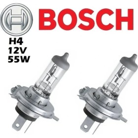 Resim Bosch H4 12V 60/55W Far Ampul 2 Adet Set 