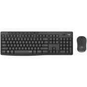 Resim Logitech MK295 Sessiz Kablosuz Türkçe Q Klavye Mouse Set (İthalatçı Garantili) 