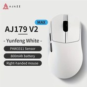 Resim Wangxi Ajazz Aj179v2 Kablosuz Oyun Fare Max Üç Modlu Beyaz Kablosuz Şarj Cihazı İle - 
