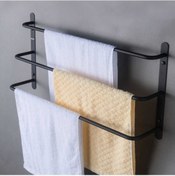 Resim Askılık Banyo Havlu Askısı Metal Havlu Askısı Siyah 