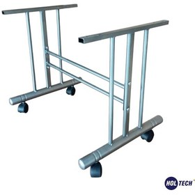 Resim Tekerlekli Orta Sehpa Ayağı Tekerli Metal Masa Ayağı 