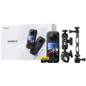 Resim Insta360 X3 360 Kamera Motorcycle Kit (Insta360 128GB Micro SD ile birlikte) 