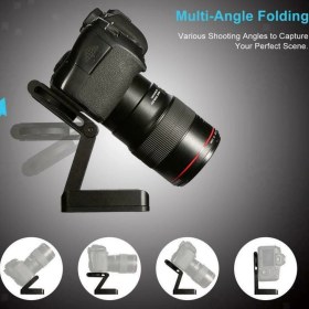 Resim Tianya Z Flex Plate Tilt Kafa Tripod İçin 5 kg Taşıma Kapasiteli - Canon Nikon Sony Fujifilm Olympus vb. 