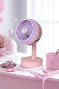 Resim Maybax Mini Masaüstü Vantilatör Mini Fan Mini Vantilatör Masaüstü Fan Şarjlı Taşınabilir Soğutucu Fan 