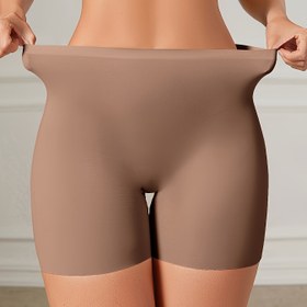 Resim Kadınlar için Dikişsiz Düz Renk Orta Yükselişli Boyshorts - Yumuşak, Hafif, Nefes Alabilen İç Çamaşırı, Seyahat ve Günlük Kullanım için Uygun 
