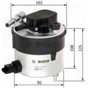 Resim Bosch Mazot Filtresi Focus Fıesta V70 S80 Mazda 3 1.6 Tdcı 